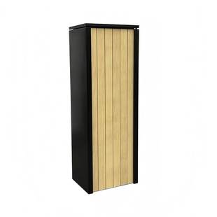 Australian Wood Grain Outdoor Delivery Cabinet Garden High-Quality Cold-Rolled Steel Express Cabinet Large-Capacity Mailbox Foot Source Factory
