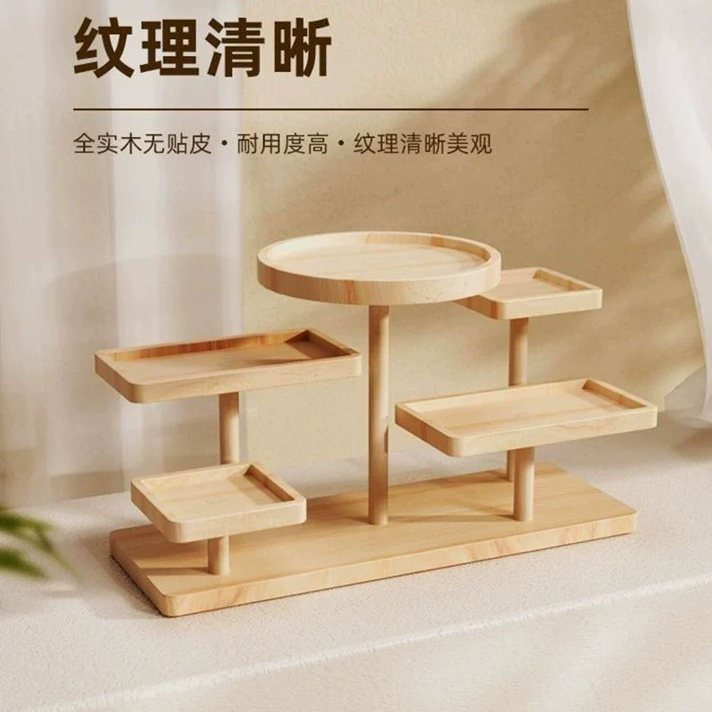Creative stand, wooden brand accessory, storage system