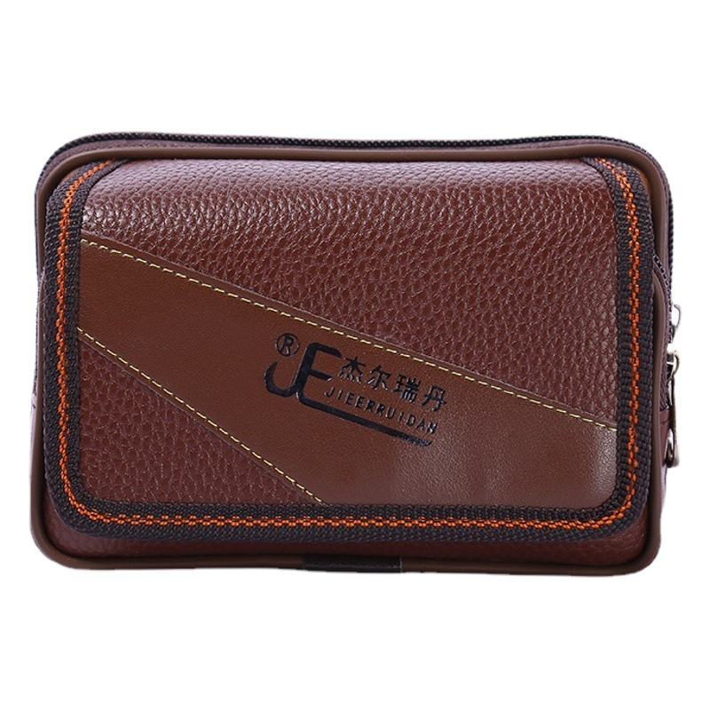 Jeldan men's waist bag wear belt multi-function mobile phone bag anti-theft middle-aged and elderly outdoor sports horizontal wholesale