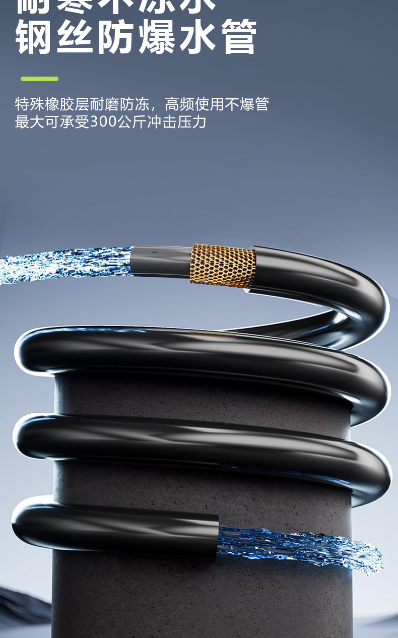 Black Cat High-Pressure Car Washer 220V Farm Car Wash Shop Car Washing Magic Tool Commercial High-Power Ultra-High-Pressure Cleaning Machine