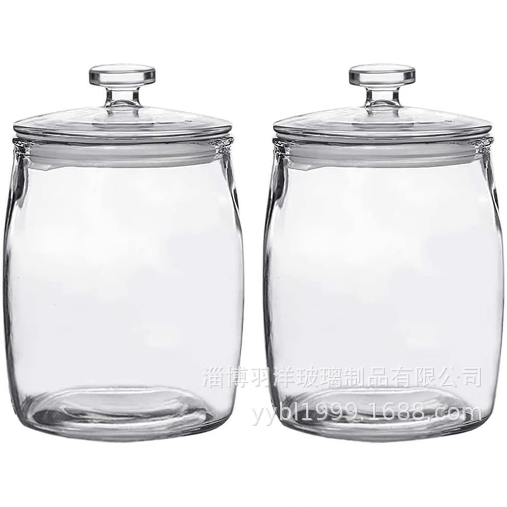 跨境玻璃密封罐储物罐收纳罐家居大容量多功能厨房