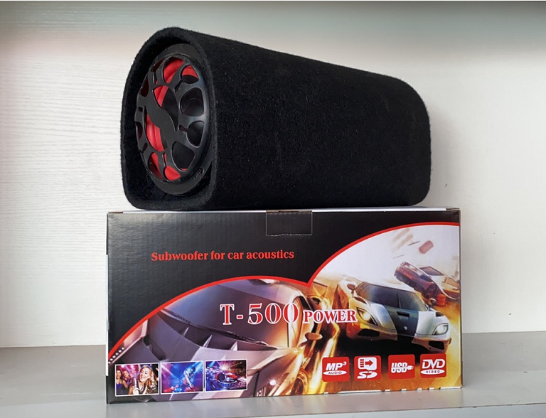 = クラウン = トンネル円形t500車載サブウーファー砲筒12v 220vハイパワーbluetoothカード小音響|undefined