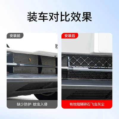 Automobile anti-insect net: cover, specialized decorative accessory for