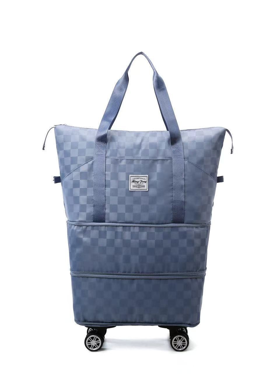 Big capacious double-layer luggage travel bag, handheld set wet and dry separation, waterproof bag 4