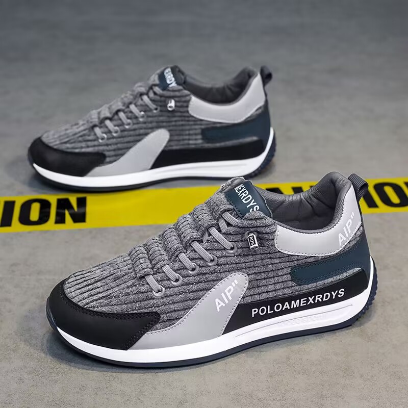 Zapatos de hombre 2024 nueva tendencia de deportes de ocio de primavera, zapatos casuales de todo fósforo, zapatos de Forrest Gump para correr planos ligeros para hombre