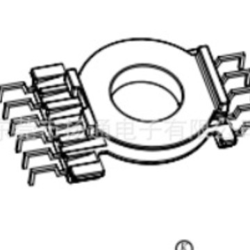 POT4011立式骨架单骨架Bobbin电木骨架滤波器骨架变压器黑色电子