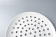 Ceramic plate steaming grid fruit plate steaming slices draining round round seafood steaming plate perforated plate dumpling plate steamed fish