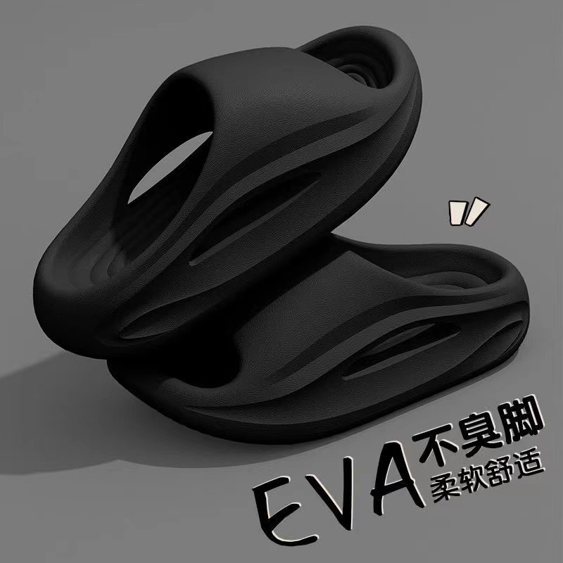 2025新款运动拖鞋男士家居夏季外穿厚底防滑eva防臭户外凉拖男款|undefined