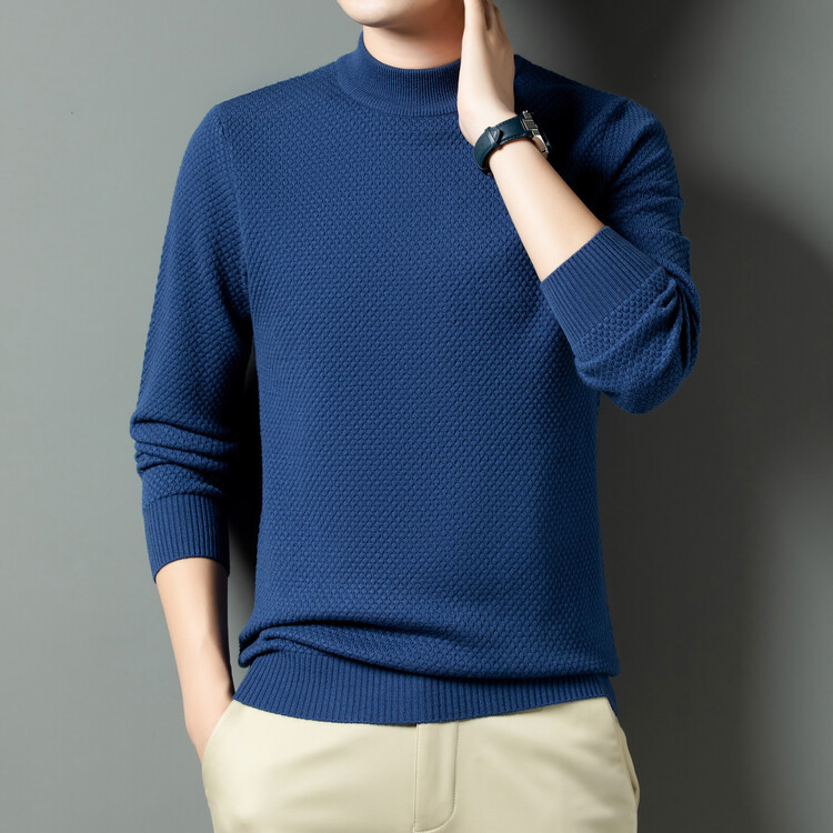 Con lana transfronteriza para hombres nuevos pullover casuales de moda caliente suéter de hombre