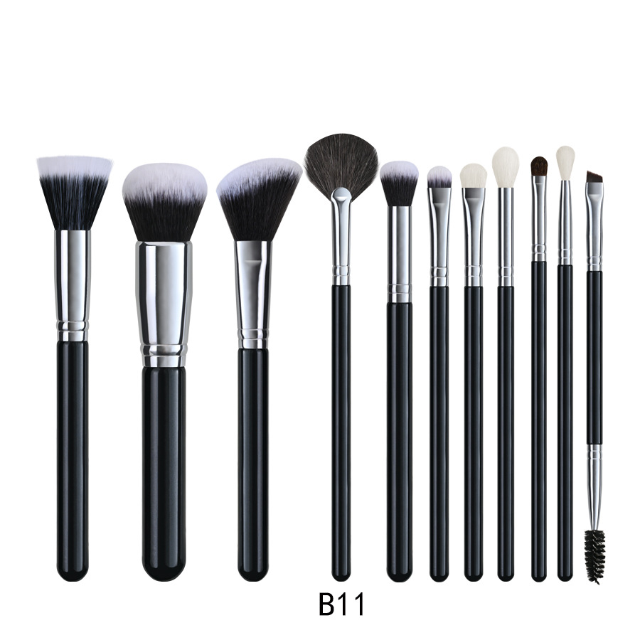 Zonia 20 piezas/15 piezas/30 piezas/42 piezas/24 piezas juego de pinceles de maquillaje cepillo de polvo suelto de pelo de animal venta directa transfronteriza