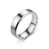 Accessory stainless steel, glossy jewelry, men's ring, simple and elegant design, 6mm