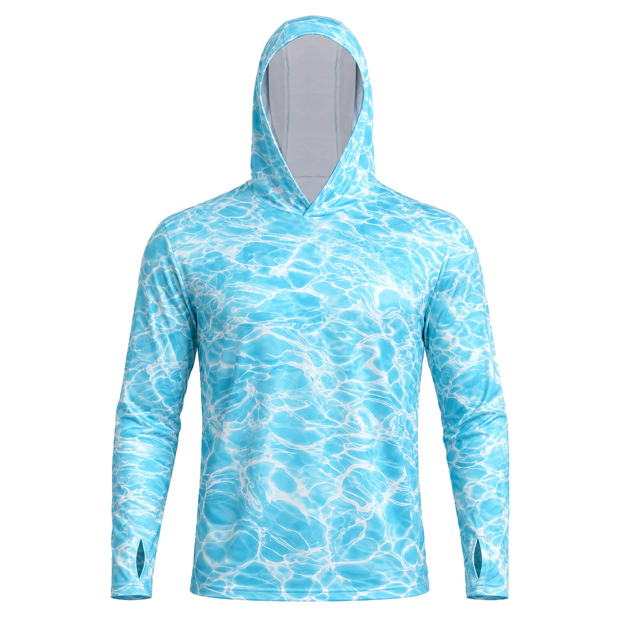 2026 acondicionamiento de verano abrigo protector solar al aire libre capuchon hielo chaqueta protector solar hombre máscara de pesca UV protector solar
