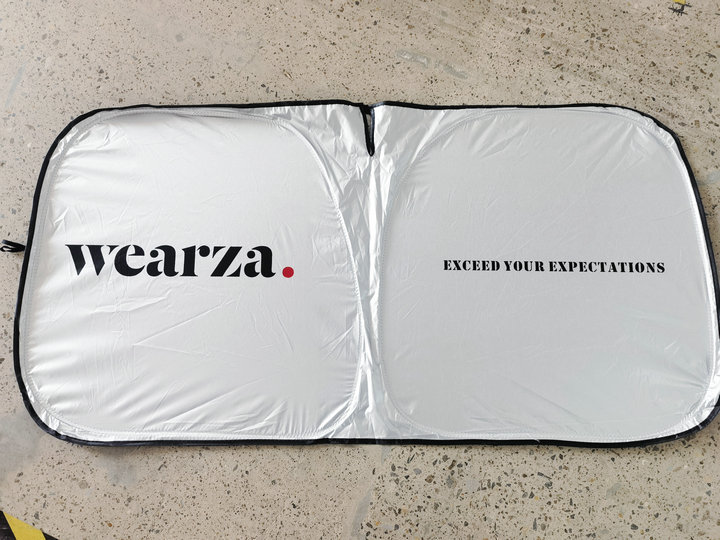 Sun visor car front gear sun visor car titanium silver heat insulation heat protection UV heat release sun protection opaque