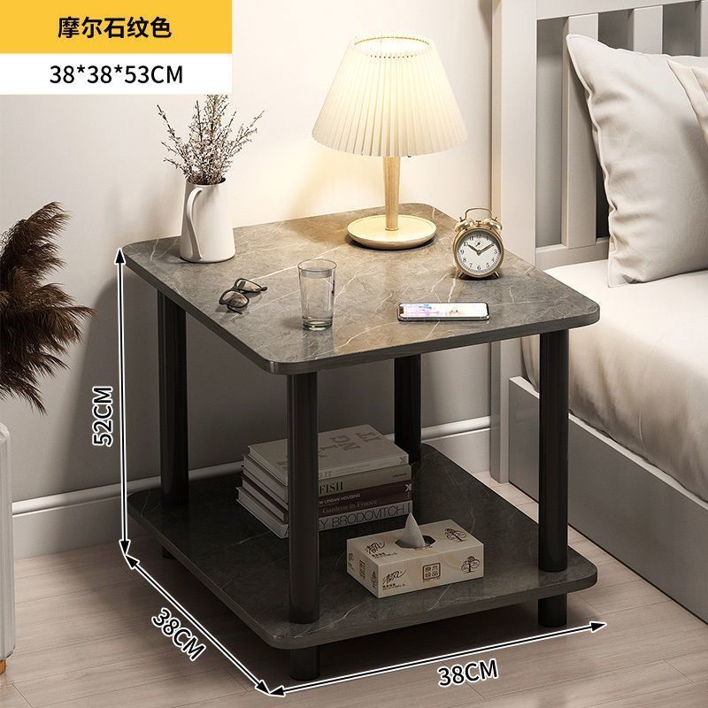 Taberna de cama flotante moderna simple lujosa alta sensación de dormitorio pequeño gabinete de almacenamiento junto a la cama pequeño gabinete creativo doméstico