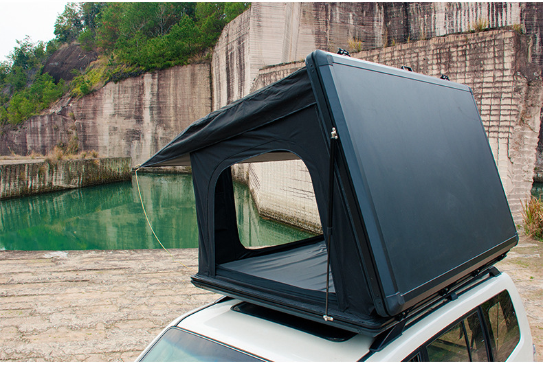 Roof-Top Tent Side-Flip Outdoor Camping Suv Tank Off-Road Self-Driving Tour Car Camping Stowable Car Tent