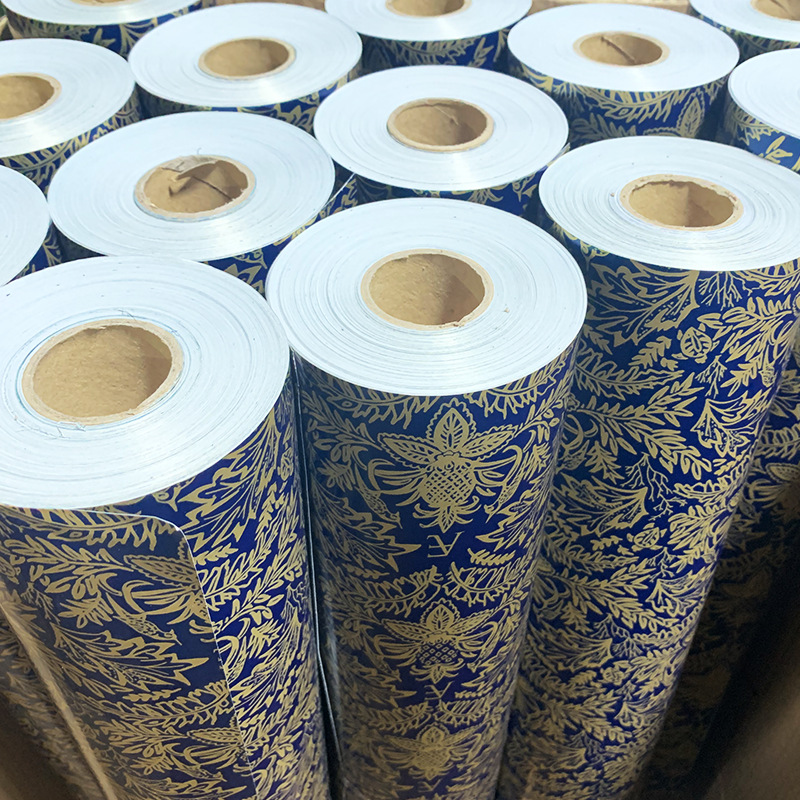 Papel kraft blanco impresión artesanal papel de regalo papel de embalaje artesanal para niños papel de pintura personalizado