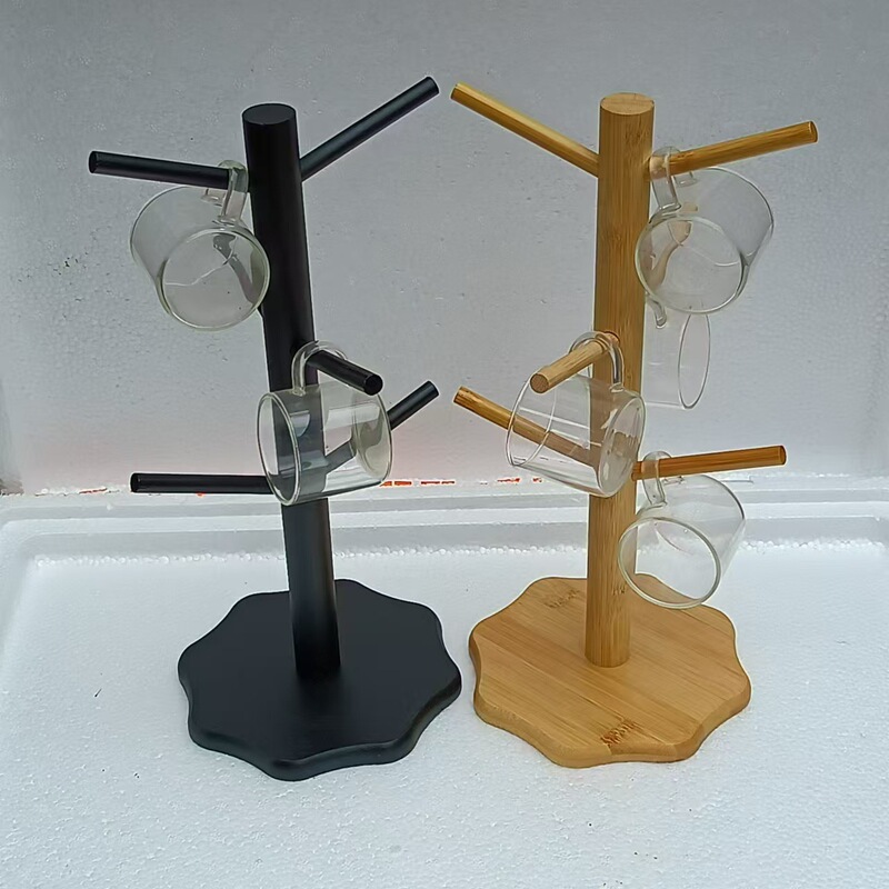 竹製アスファルトカップホルダー多機能卓上マグカップカップホルダー商用展示カップホルダー収納棚メーカー直販|undefined