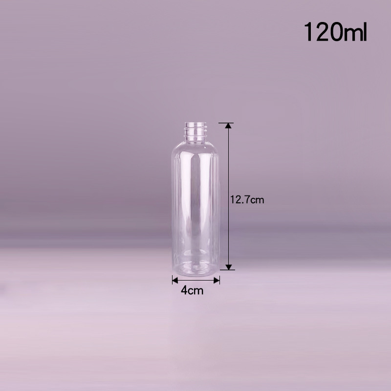 Botella transparente de 120 ml