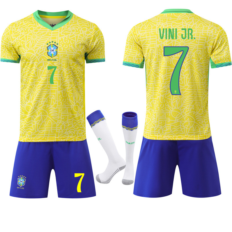Número 7 con calcetines