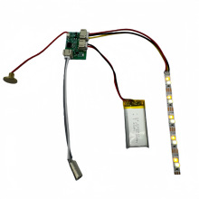 灯光画小夜灯充电触摸无极调光PCBA电路板工艺品灯光控制板配件