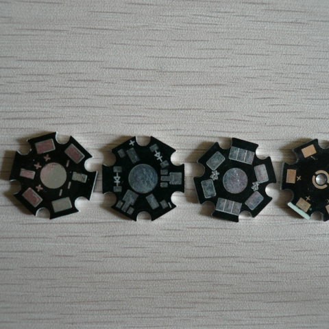 六角梅花大功率流明1W大功率20MM铝基板打样铝基板定 制 光源板