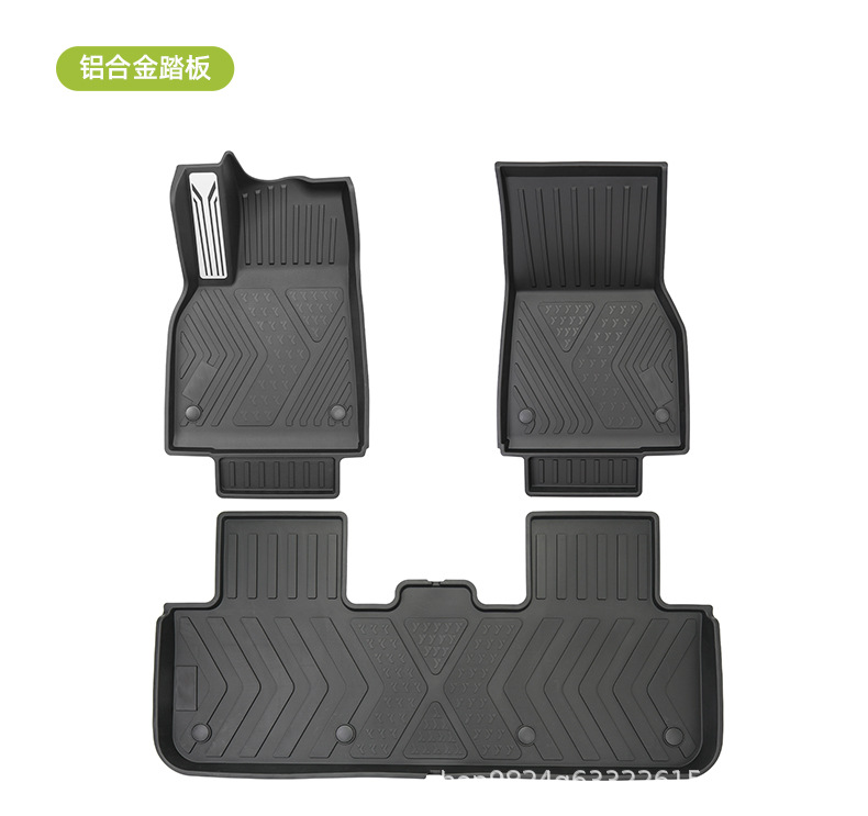 Suitable for 25-26 Tesla Model Y car floor mats, custom-made TPE waterproof and easy-to-clean floor mats