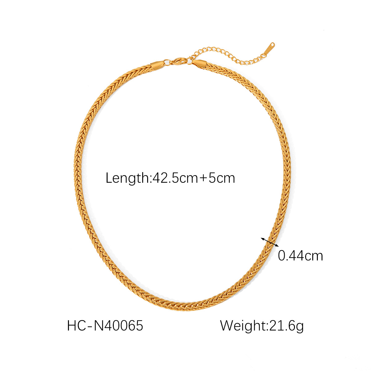 Collar de cadena de acero inoxidable de venta caliente transfronteriza en Europa y los Estados Unidos moda femenina versátil acero de titanio sin desvanecerse collar de alta gama