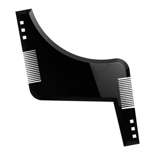 2016 Black appearance patent beard shape comb beard shape template ruler template tool beard shaper