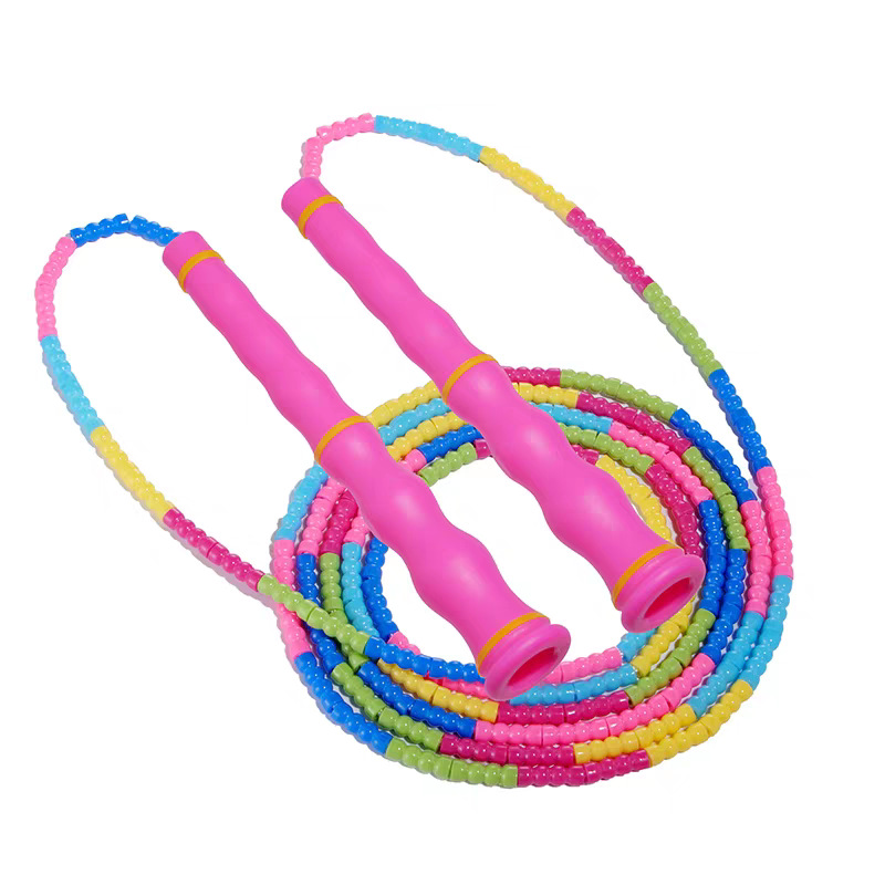 Three-ring gourd handle bamboo section 2.8m colored bamboo section [pink handle]