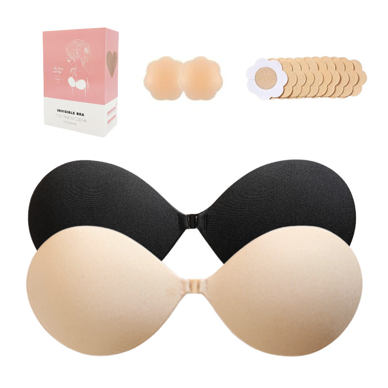 Spot Breast Patch Invisible Bra Push-Up Seamless Anti-Sagging Wedding Dress Swimming Waterproof Breast Silicone Patch Waterproof and Breathable Spot Breast Patch Invisible Bra Push-Up Seamless Anti-Sagging Wedding Dress Swimming Waterproof Breast Silicone Patch Waterproof and Breathable
