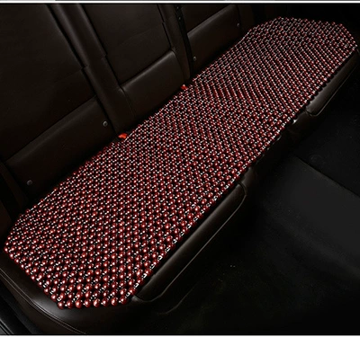 Cool pad — Three for Sedan - single-rear-long-cushion-burgundy