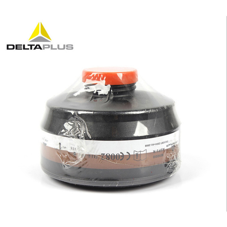 代尔塔 M9000 A2P3R过滤罐有机蒸汽2级+P3 呼吸防尘滤毒罐 105138