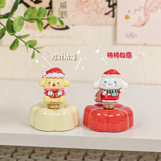 景德镇可爱圣诞三丽鸥玉桂狗陶瓷转转家居装饰品创意礼品送礼佳品