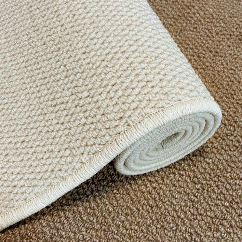 日韩素色地毯色拍照背景毯客厅米白轻奢茶几毯防猫抓地垫外贸批发