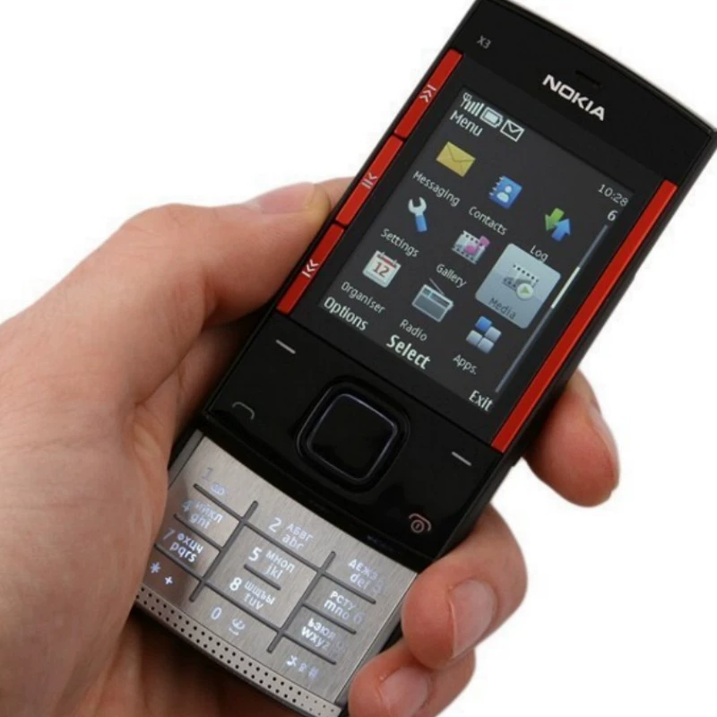 Поставка мобильных телефонов X3-00 со слайдерным дизайном, подходящих для замены традиционных телефонов, запчасти для внешней торговли, классические слайдер-модели.