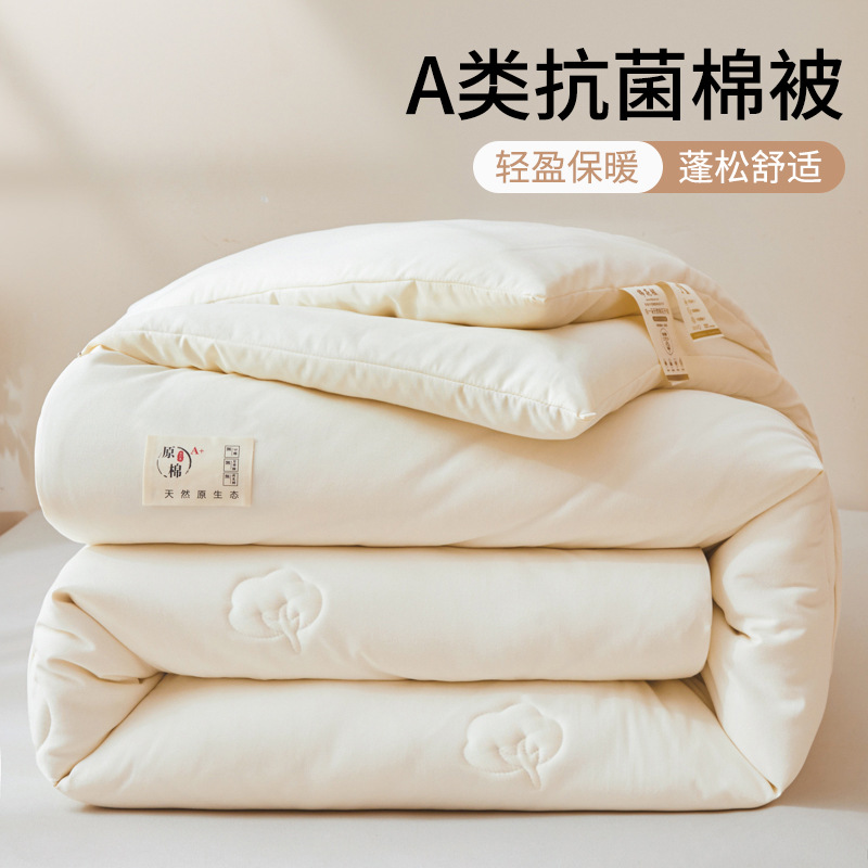 Quilt de algodón de invierno de Xinjiang es grueso y caliente para dormitorios de estudiantes de primavera y otoño, colchón de cama general para cuatro estaciones
