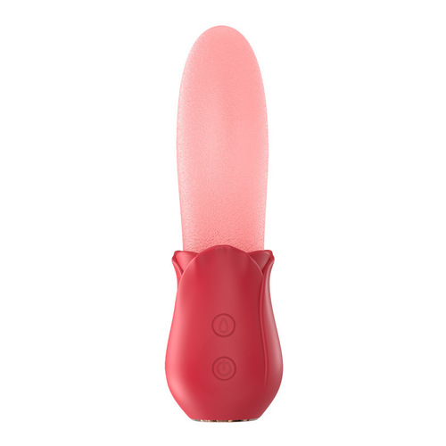 Shuang Mia Mia's tongue licking vibrator, female insertion, erotic masturbation, electric wand, sex toy wholesale