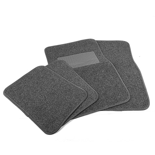 PVC flocked silk ring floor mats. Car interior products can be embroidered and printed with LOGO. General car floor mats.