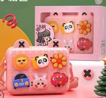 Popular conejo año niños viajan pequeña mochila hombro del bebé bolsa de mensajero kindergarten dibujos animados DY Navidad regalo Año Nuevo