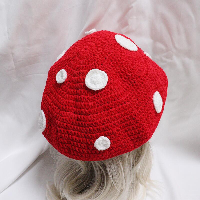 Women's Gender Cute, Sweet Style Women's Cute Sweet Mushroom Eaveless Bucket Hat