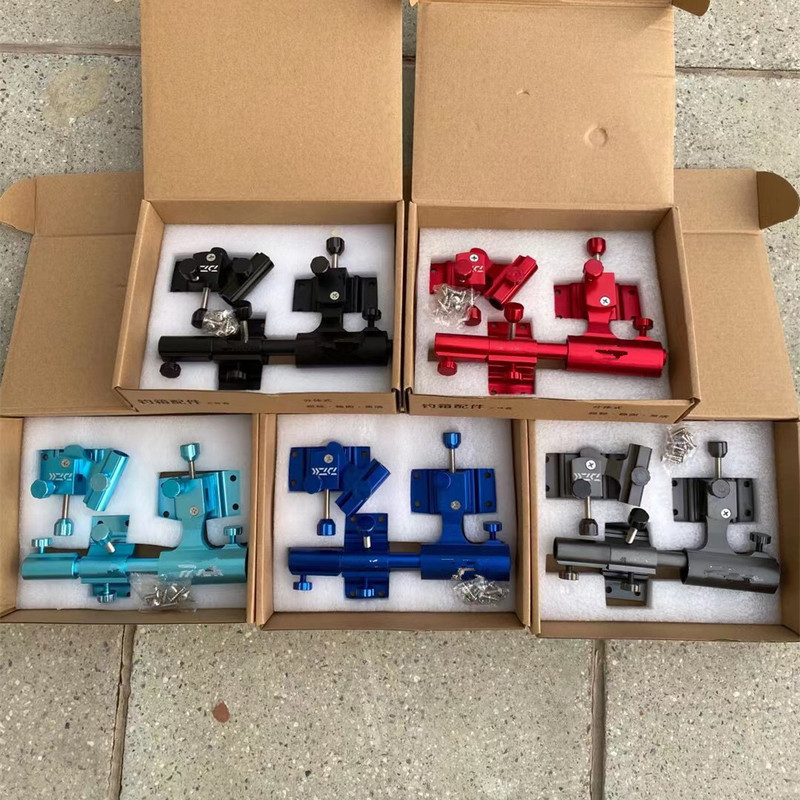 Fishing box accessories three-piece aluminum-magnesium alloy material bait tray fish protection battery rack fishing supplies Fishing box accessories three-piece aluminum-magnesium alloy material bait tray fish protection battery rack fishing supplies