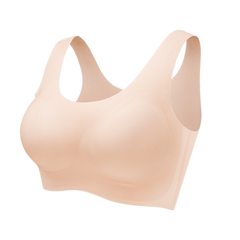 2023 Summer Seamless Underwear Beautiful Back Bra Seamless Seamless Wireless Push-Up Sports Sleep Underwear for Women
