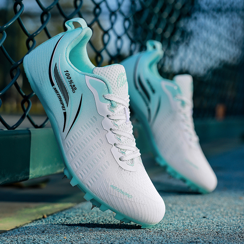 Zapatos de atletismo transfronterizos, zapatos de entrenamiento de salto de distancia, zapatos de carrera, zapatos de atletismo profesional para hombres y mujeres