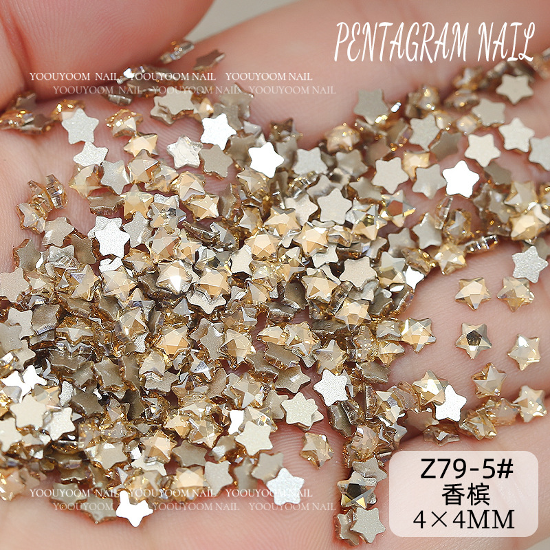 z79-5#샴페인 4*4mm 1개