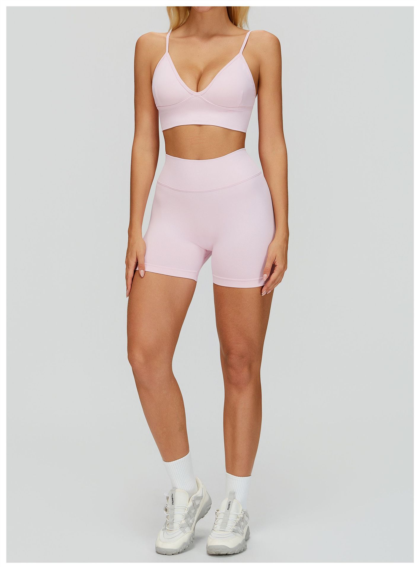 Zechuang Seamless Yoga Sports Bra Quick Drying With Double Shoulder Straps Beautiful Back For Running Fitness Outerwear Women's Sportswear_ecoleips.com