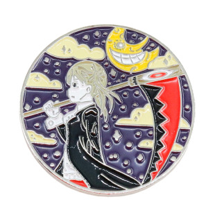 ["卡通动漫噬魂者月亮胸针别针咬魂大师标志胸针动漫漫画珠宝 "]