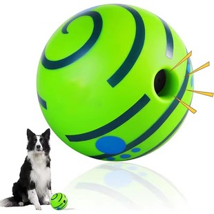 Foreign Trade Cross-Border New Hot-Selling Pet Ball for Teeth Grinding and Chewing, Self-Pleasure and Molaring Dog Pet, Electricity-Free Sound Toy