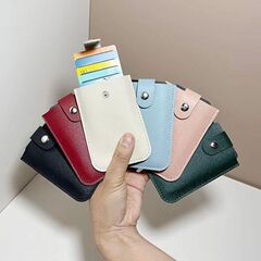 引き出し式カードバッグ多カード位置便利大容量身分証明書銀行カード収納クリップ消磁防止証明書セットカードバッグ