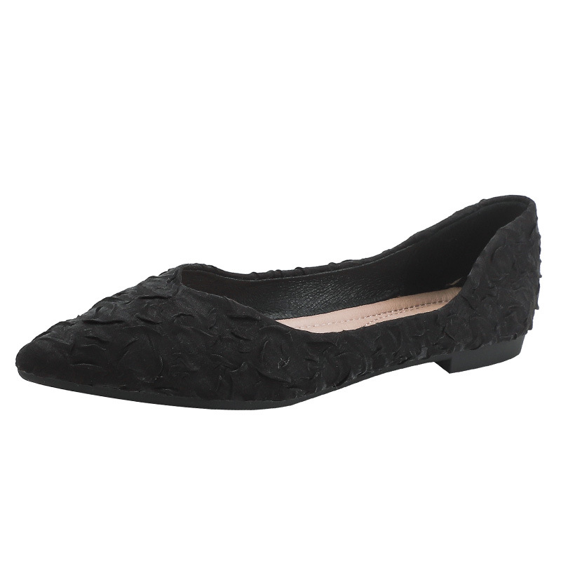 2021 viento de la noche de primavera suave todo partido plana dama de hadas punta estrecha boca baja más tamaño zapatos de una sola capa para mujeres 41-43 image 8