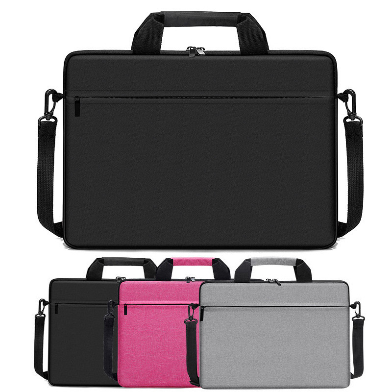 Laptop Computer Bag 16inch High-End Women's Business Briefcase Shoulder Crossbody Bag Simple and Lightweight